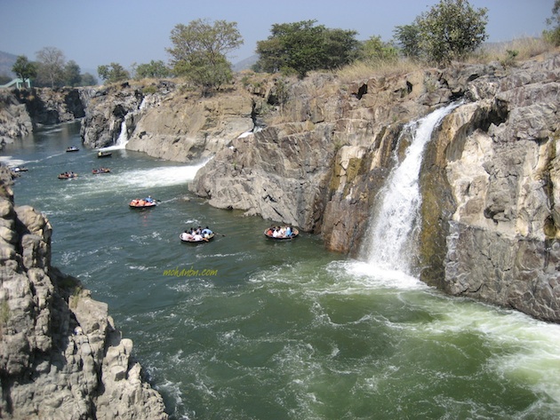 Hogenakkal Water Falls - Aerial View