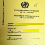 International Certificate for Yellow Fever Vaccination